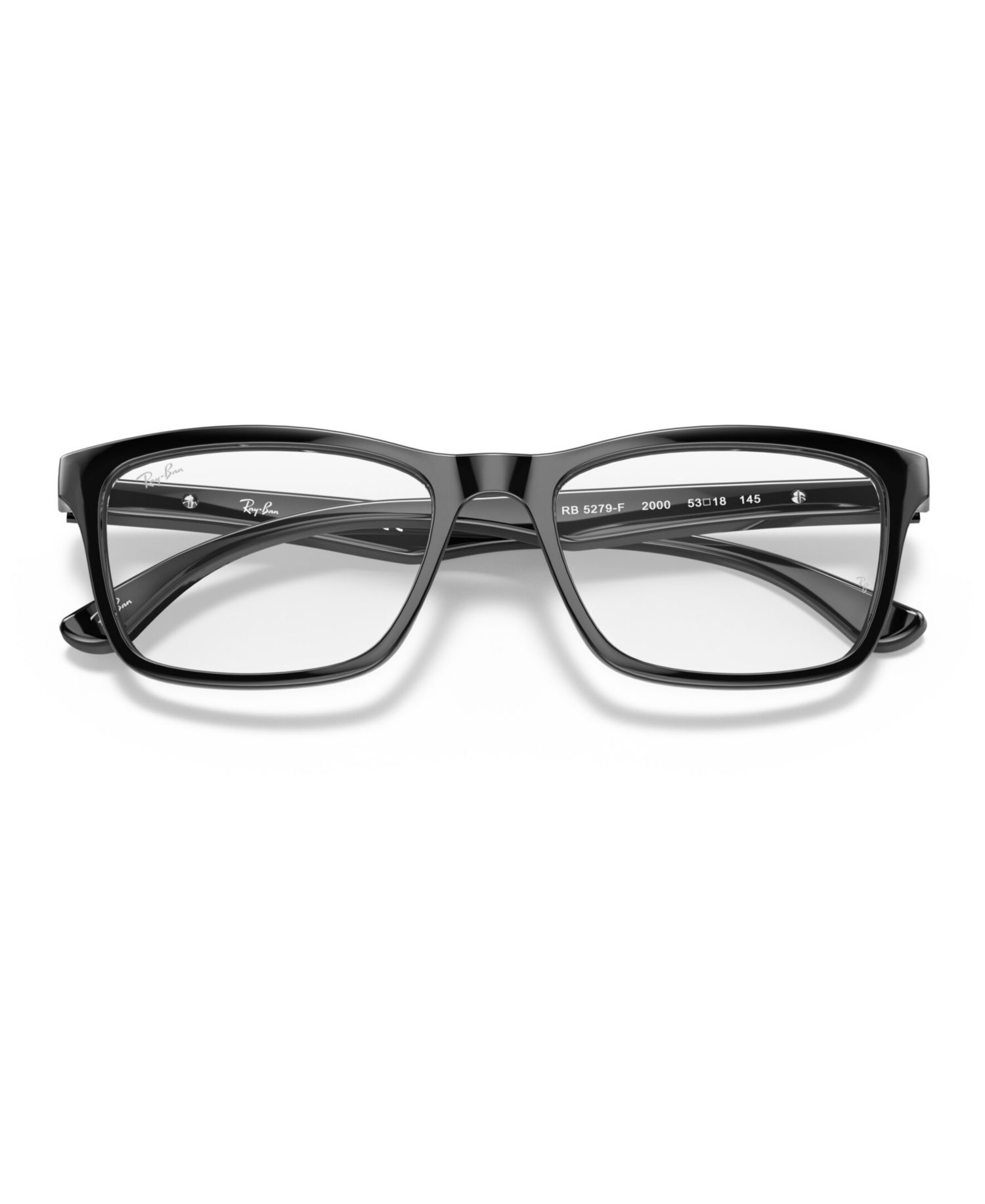 Unisex Square Plastic RB5279F RB5279 Optics Eyeglasses
