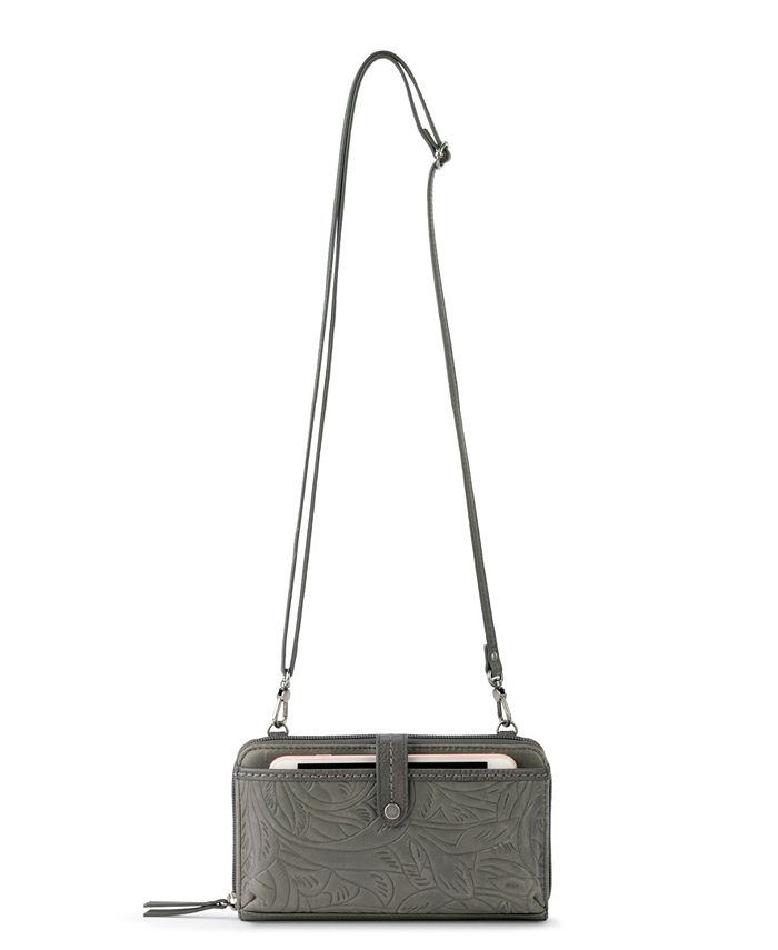 The Sak Iris Leather Smartphone Convertible Crossbody Wallet Macy's