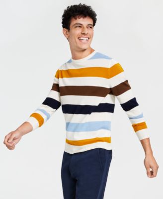 Club Room - Men's Merino Stripe Sweater