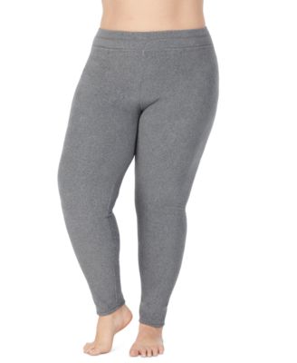 Cuddl Duds - Plus Size Fleecewear Stretch Leggings