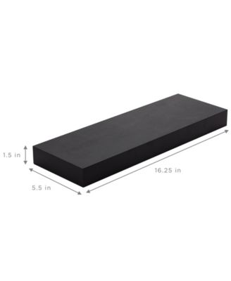 3 Pack 16 Inch  Floating Shelves - for Bedroom, Kitchen, Living Room, Office