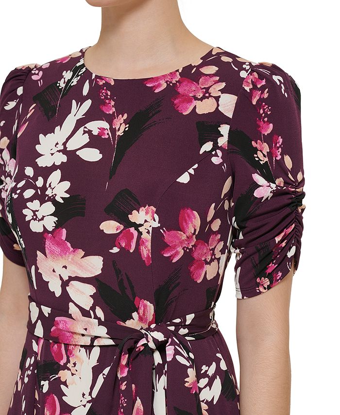 Jessica Howard Petite FloralPrint Aline Dress Macy's