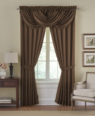 Versailles Faux Silk Blackout Window Curtain