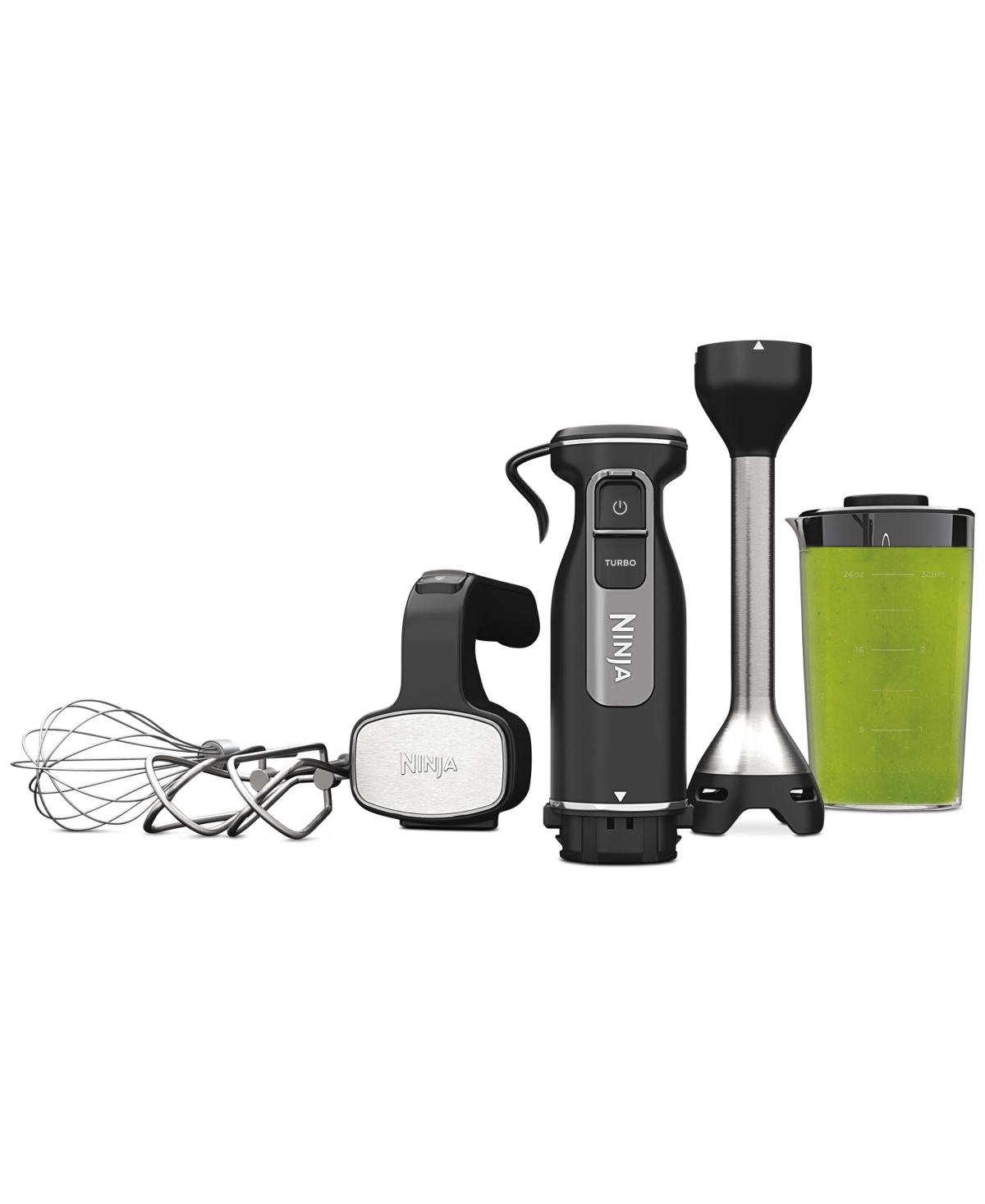 Ninja Foodi Power Mixer System Immersion Blender & Hand Mixer, Ci101 In Black,stainless Steel