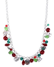 Charter Club Silver-Tone Garland Statement Necklace, 18" + 3" extender, Created for Macy's