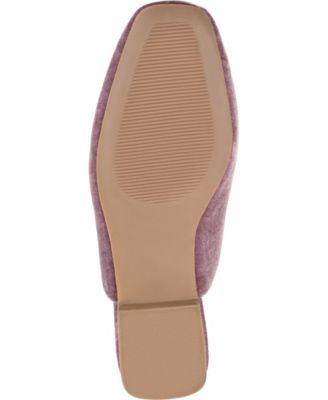 Women's Sonnia Velvet Embellished Mules