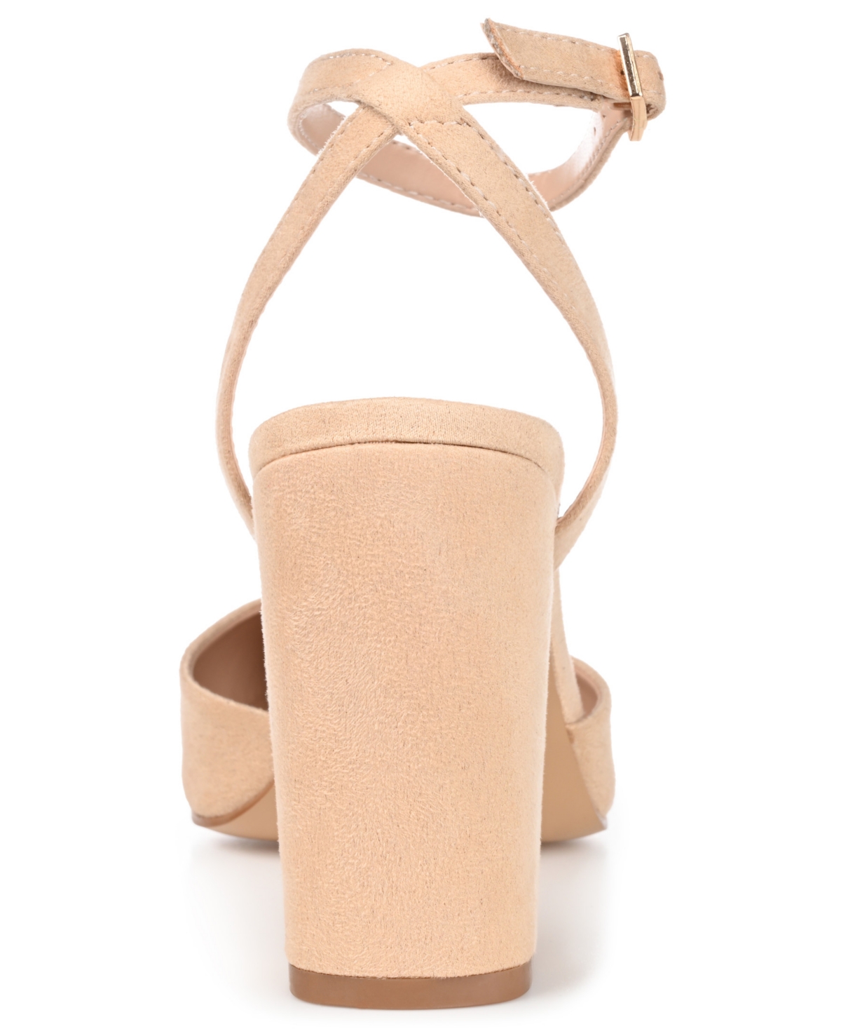 Journee Collection Women's Tyyra Ankle Strap Block Heel Pumps
