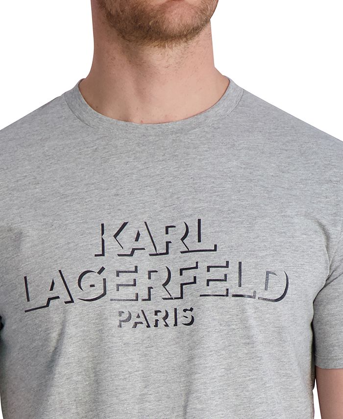 Karl Lagerfeld Paris Men's RegularFit Outlined Logo Graphic TShirt