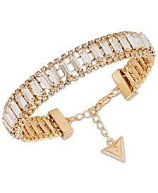 Baguette & Crystal Line Bracelet