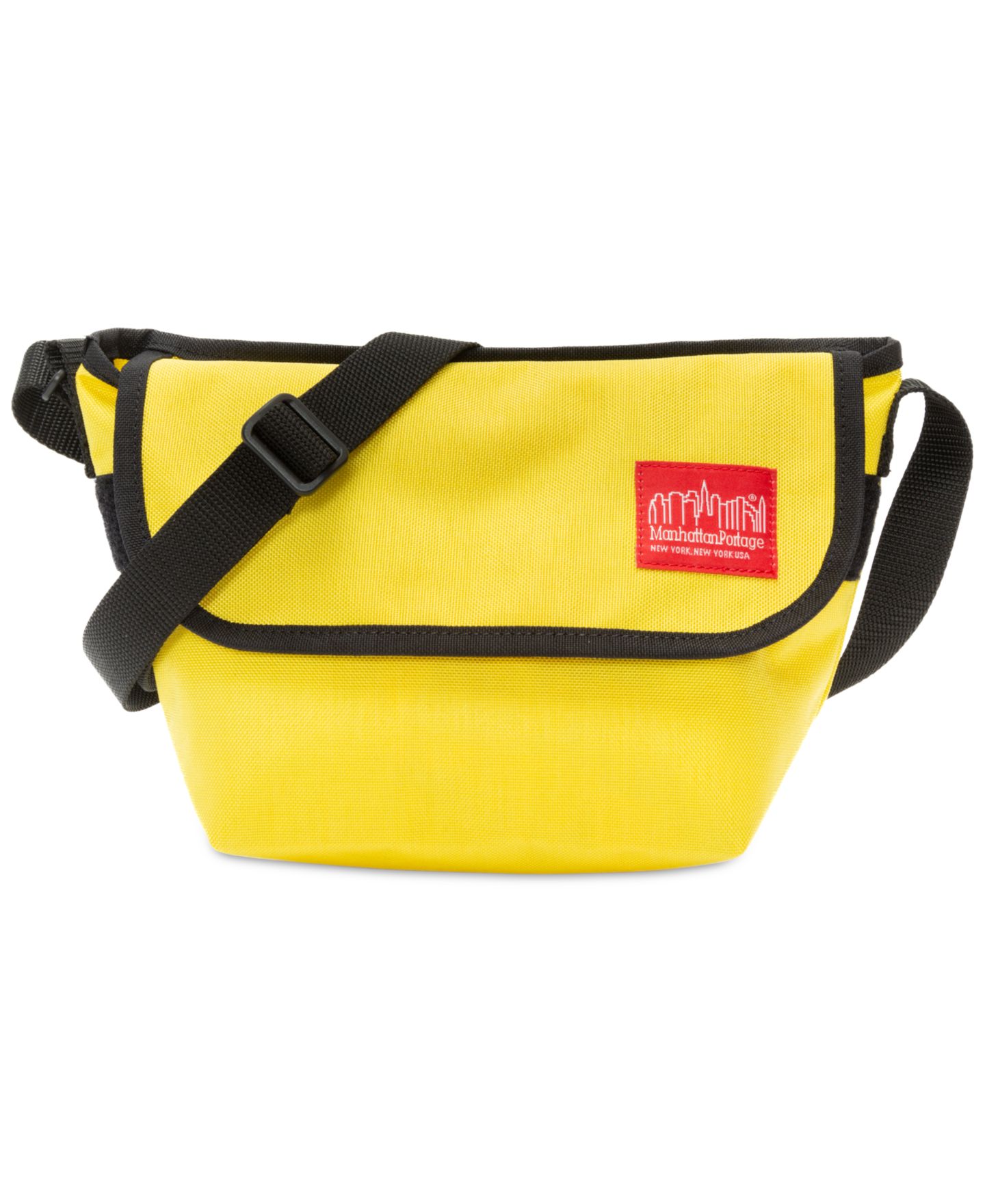 Женская сумка Manhattan Portage Nylon Messenger, цвет: Жёлтый — фото 1