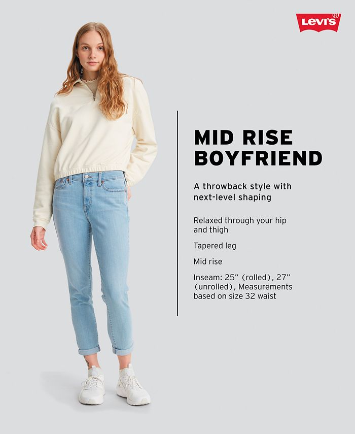 Levi's Women's Boyfriend Tapered-Leg Jeans & Reviews - Jeans - Women -  Macy's