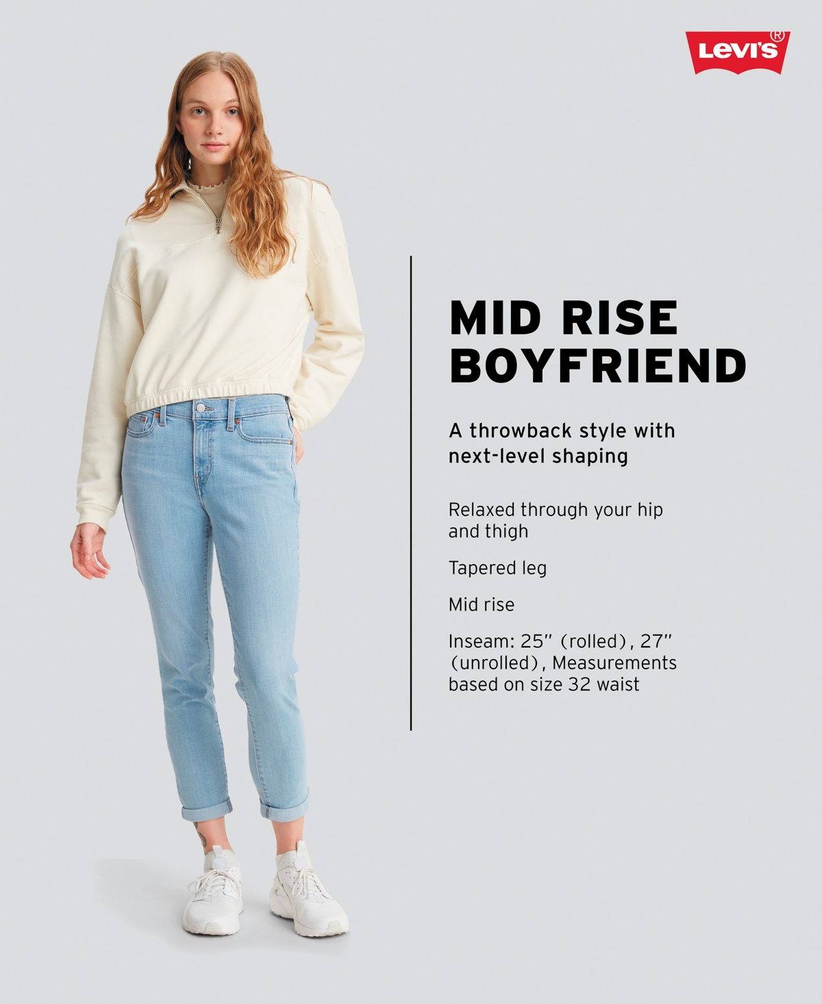 Shop Levi's Women's Relaxed Boyfriend Tapered-leg Jeans In Hold It Do