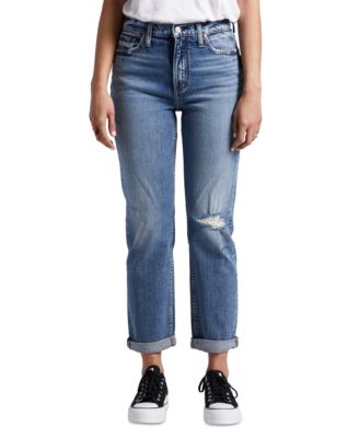 Silver Jeans Co. - Women's 90's Boyfriend High-Rise Straight-Leg Jeans