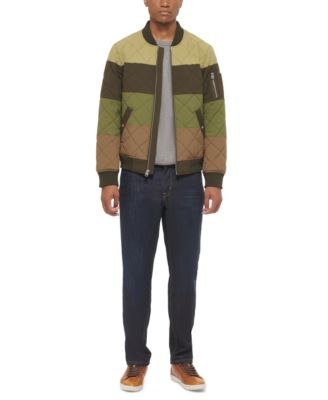 Men's Quilted Fashion Bomber Jacket