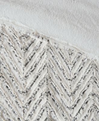 Adelyn Faux Fur 3-Pc. Comforter Set, Full/Queen