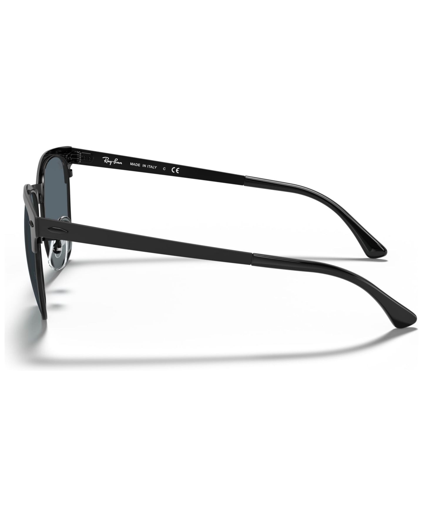 Солнцезащитные очки Ray-Ban Clubmaster Metal RB3716, цвет: Синий / Чёрный — фото 7