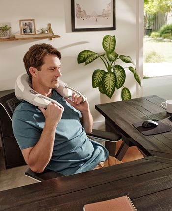 Homedics - Shiatsu Rechargeable Neck Massager with Heat - Tan