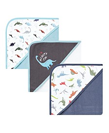 Baby Boys Hooded Towels, Pack of 3