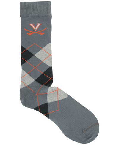 For Bare Feet Virginia Cavaliers Argyle Dress Socks