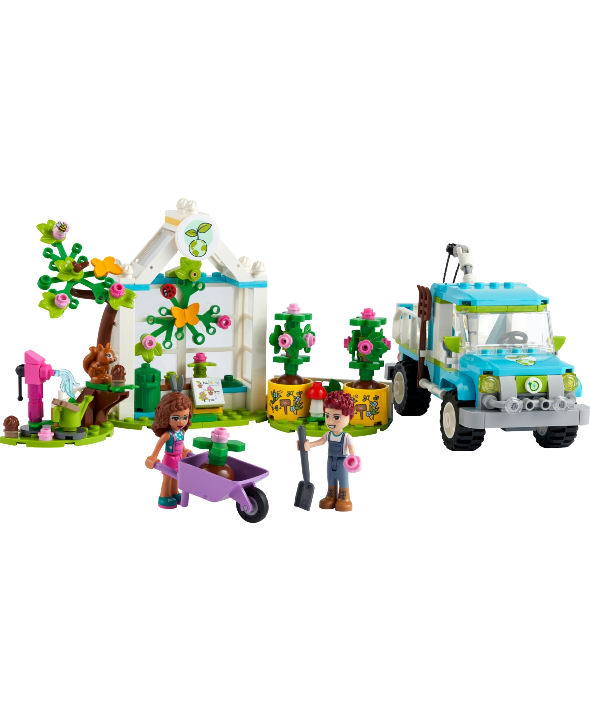 Shop Lego Friends Tree-planting Vehicle 41707 Building Set, 336 Pieces In No Color