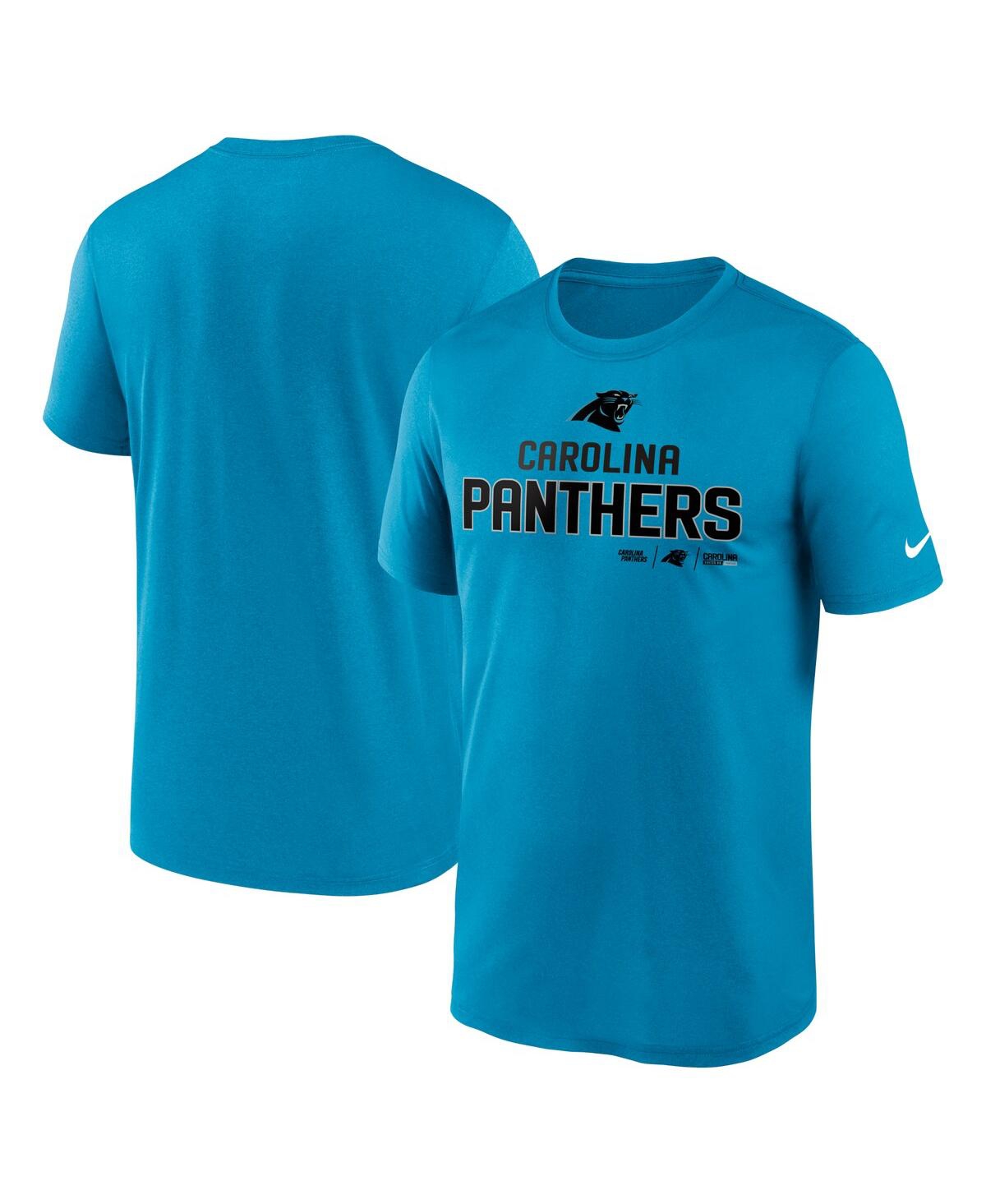 Shop Nike Men's  Blue Carolina Panthers Legend Community Performance T-shirt