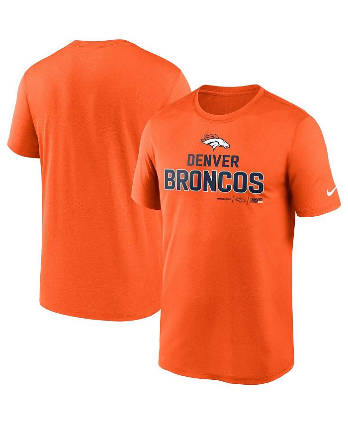 Nike Men's Orange Denver Broncos Legend Community Performance T-shirt -  Macy's