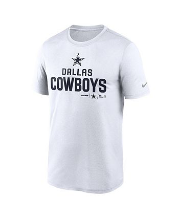 Nike Men's White Dallas Cowboys Legend Community Performance T-shirt ...