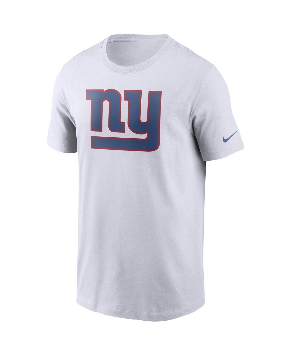 Shop Nike Men's  White New York Giants Primary Logo T-shirt