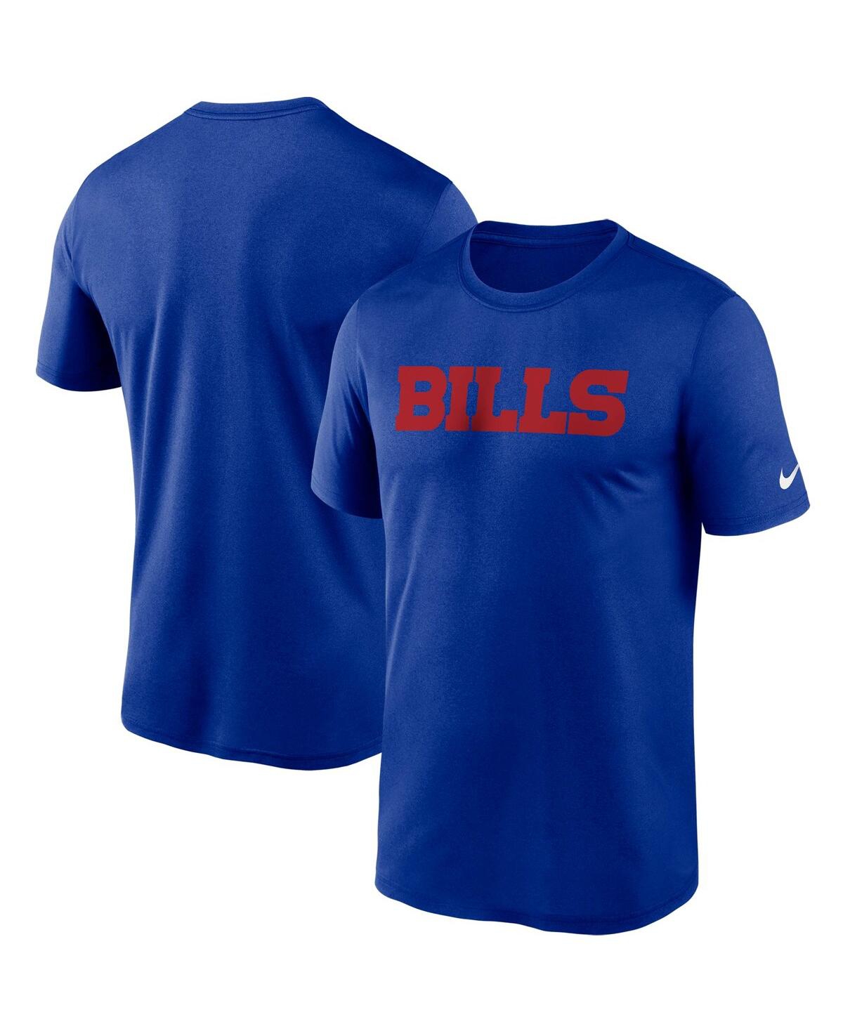 Nike Men's Royal Buffalo Bills Primetime Legend Wordmark Performance T-shirt In Royal