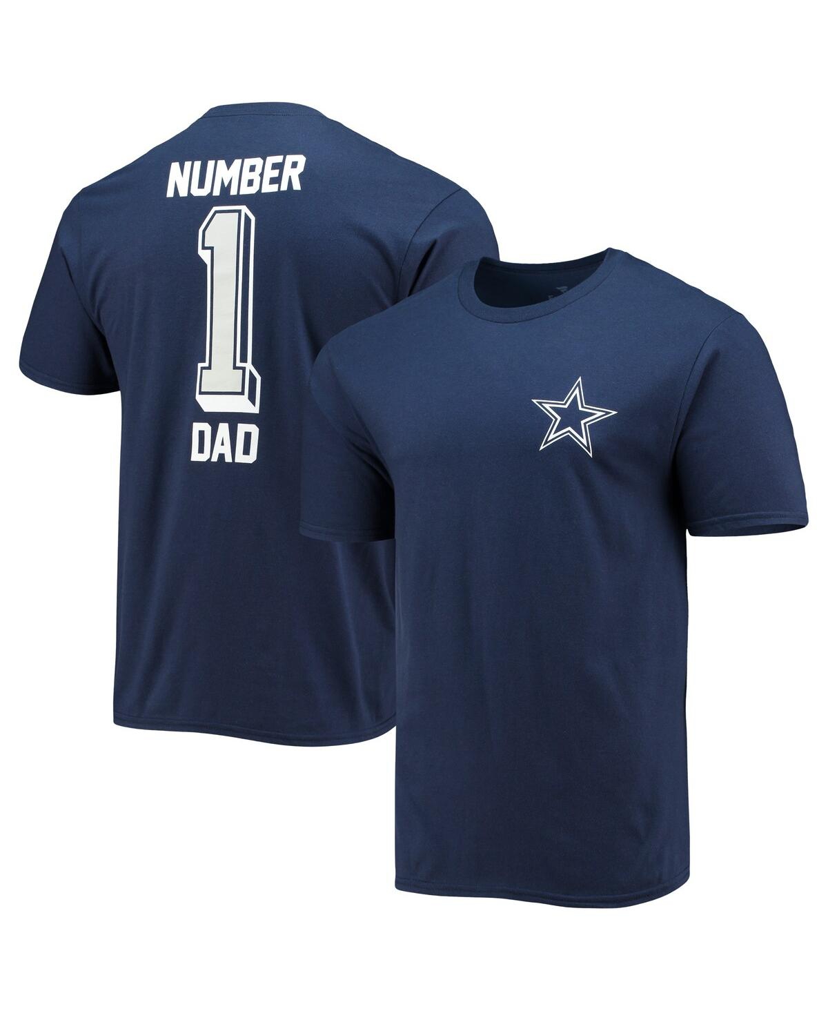 Shop Fanatics Men's  Nfl #1 Dad T-shirt In Dallas Cowboys