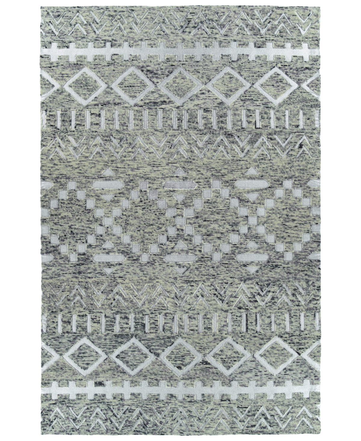Kaleen Radiance RAD96 3'6in x 5'6in Area Rug - Gray