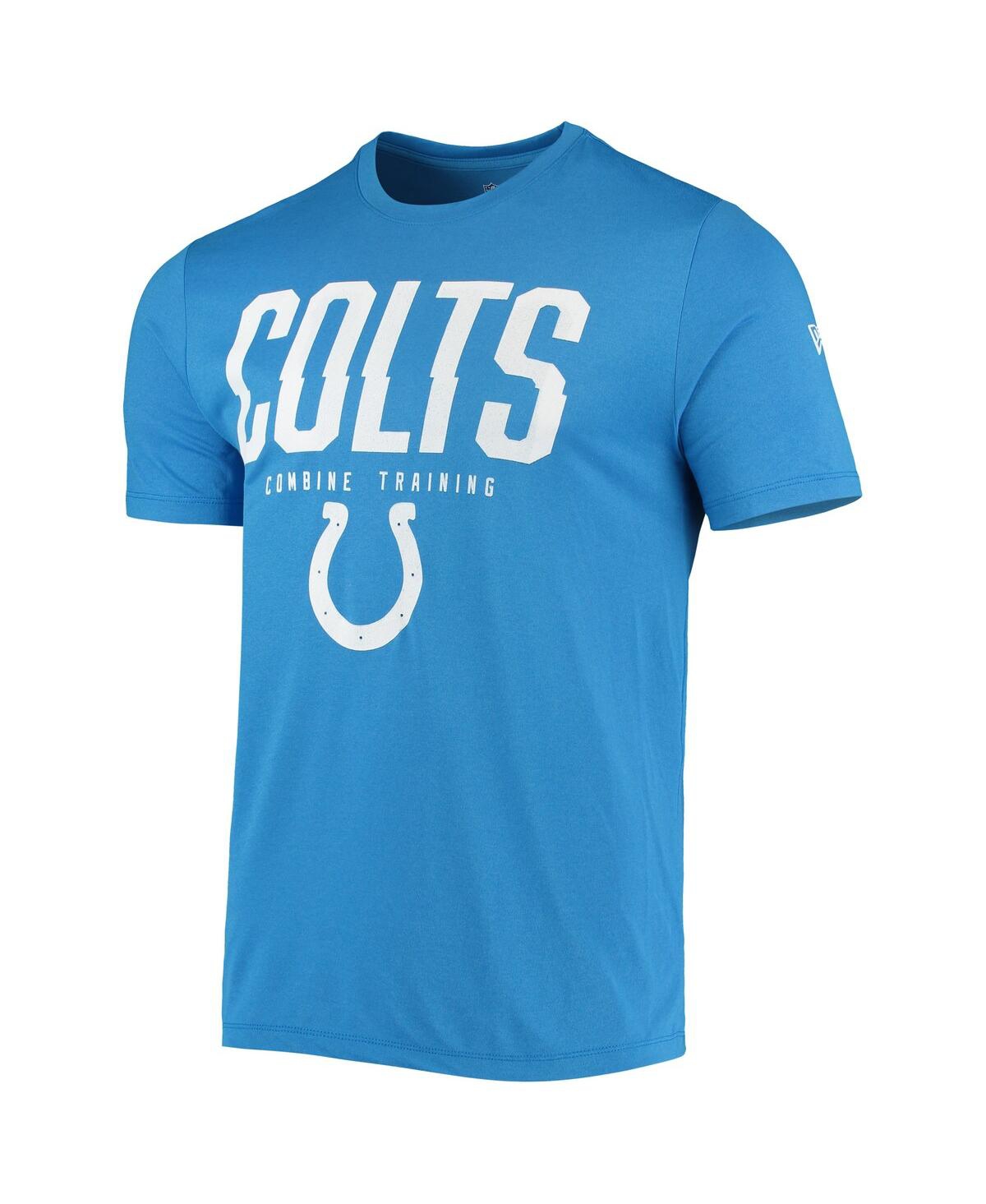Shop New Era Men's  Royal Indianapolis Colts Combine Authentic Big Stage T-shirt