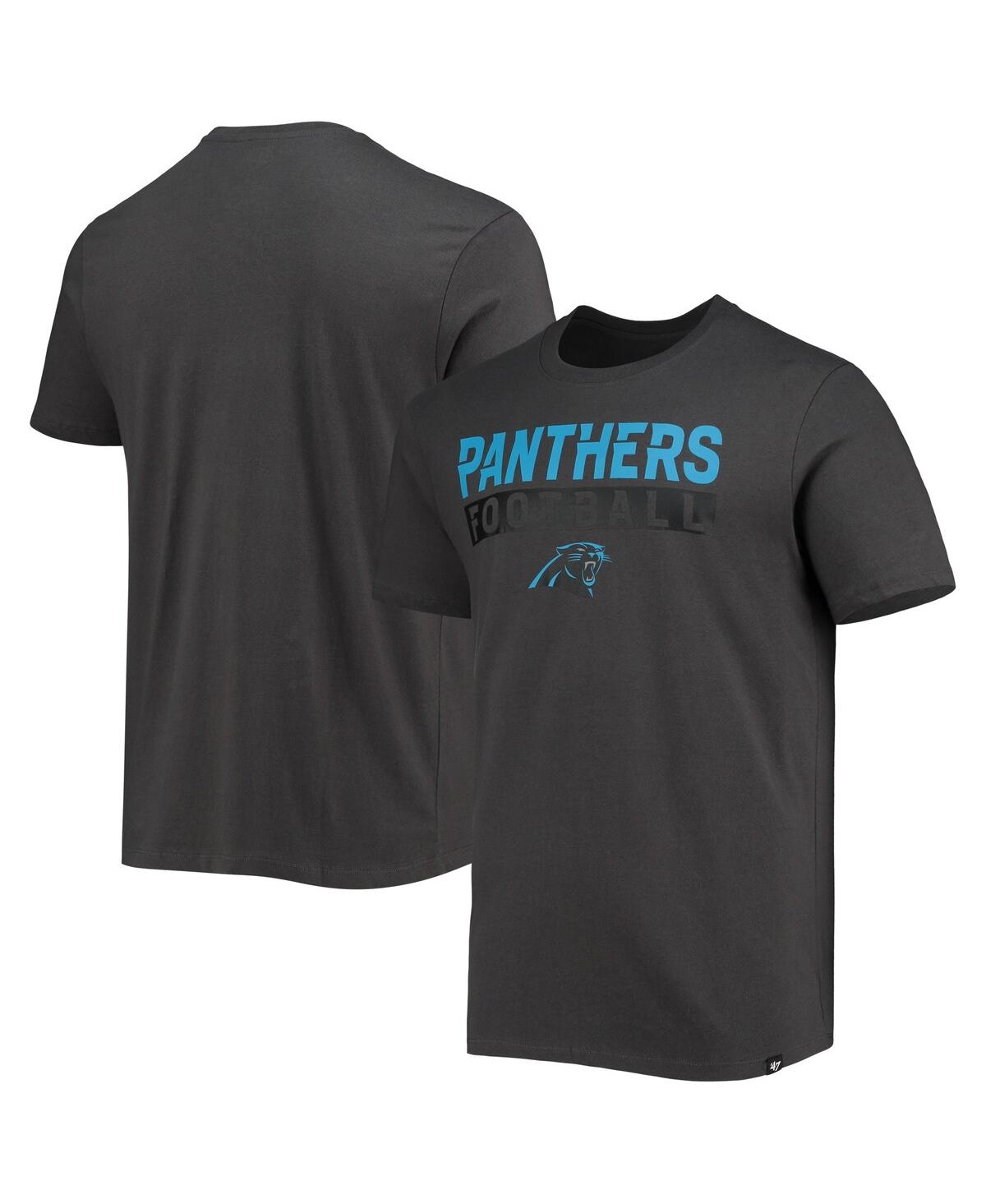 47 Brand Men's '47 Charcoal Las Vegas Raiders Dark Ops Super Rival T-shirt In Charcoal