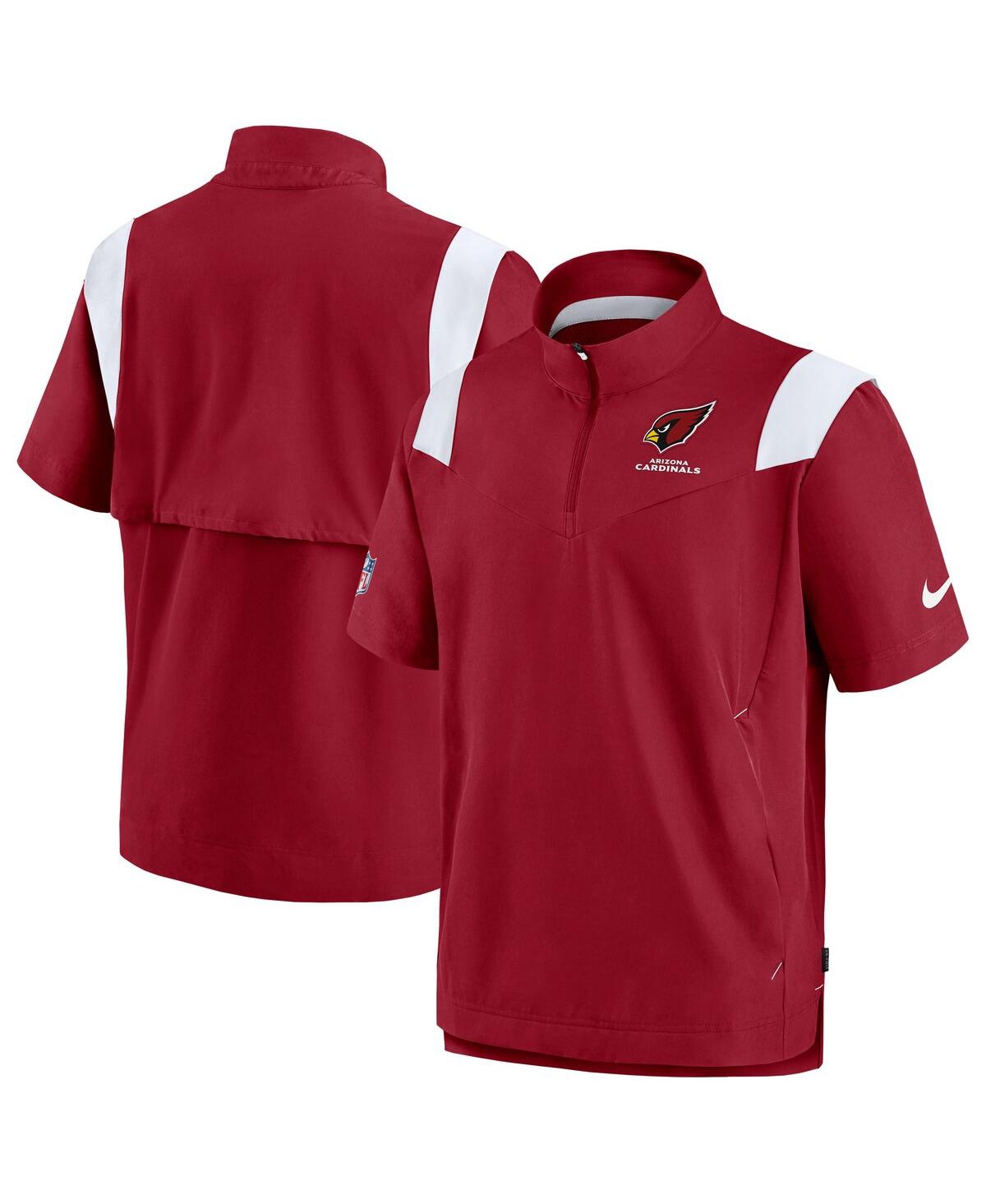 Men's Nike Cardinal Arizona Cardinals Sideline Coaches Performance Polo Shirt