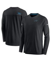 Nike Men's Nike Las Vegas Raiders Sideline Coach Chevron Lock Up Long  Sleeve V-Neck Performance T-Shirt