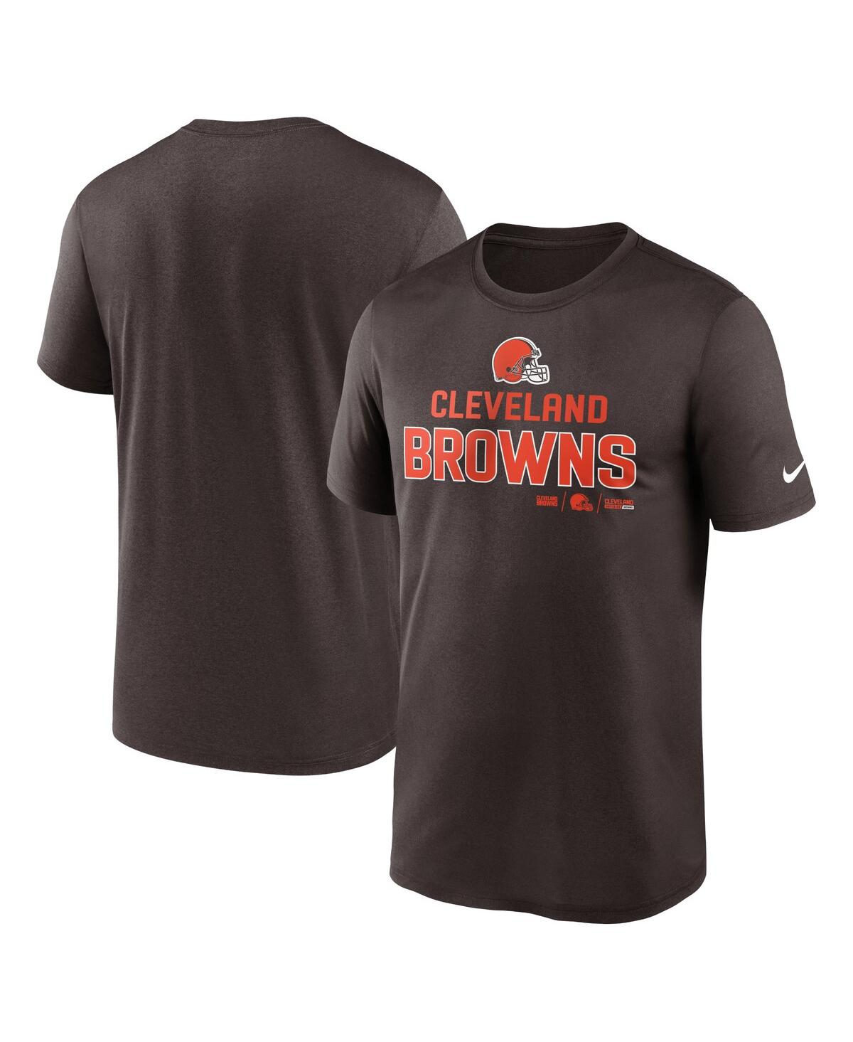 Shop Nike Men's  Brown Cleveland Browns Legend Community Performance T-shirt