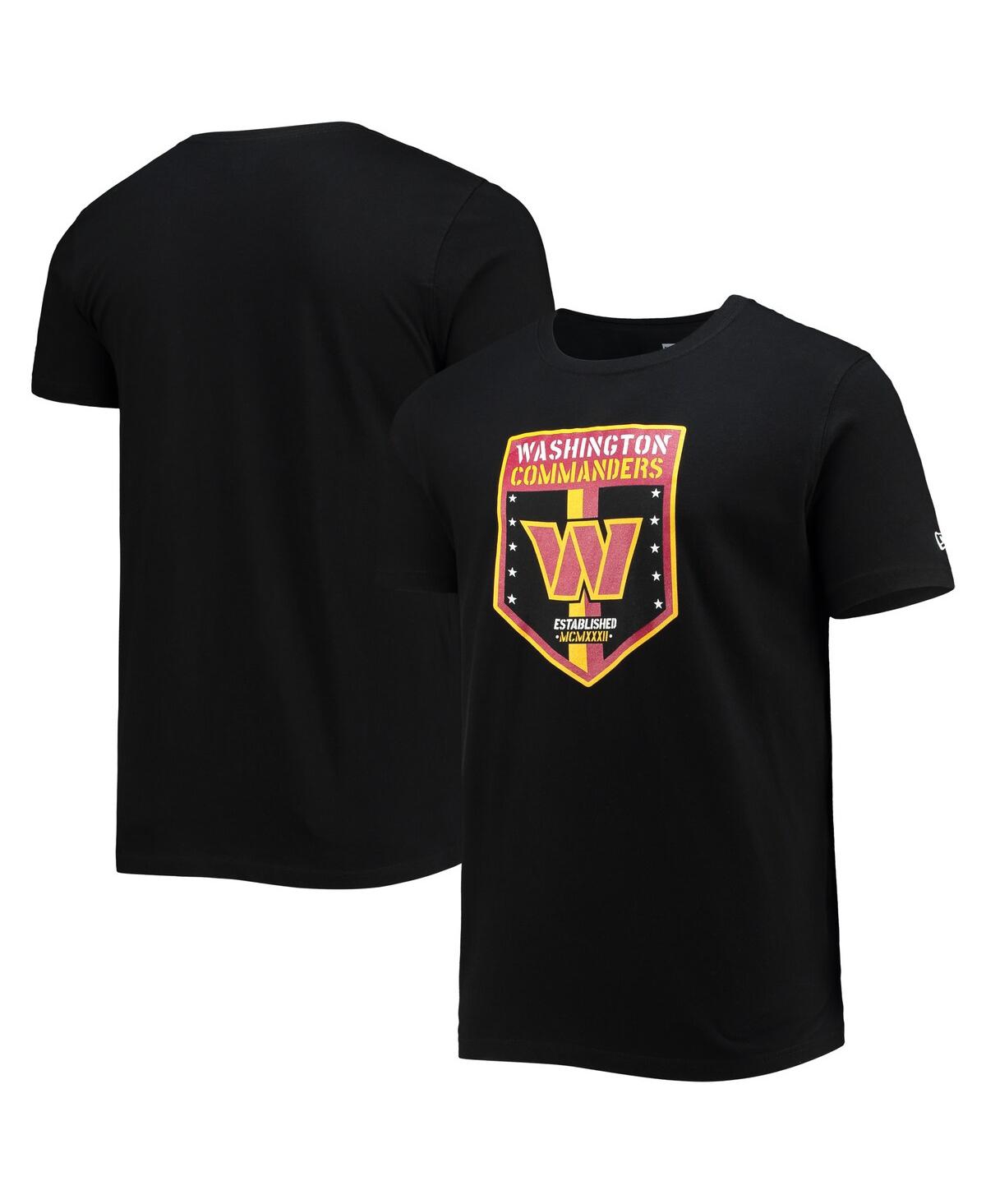 Shop New Era Men's  Black Washington Commanders Team T-shirt