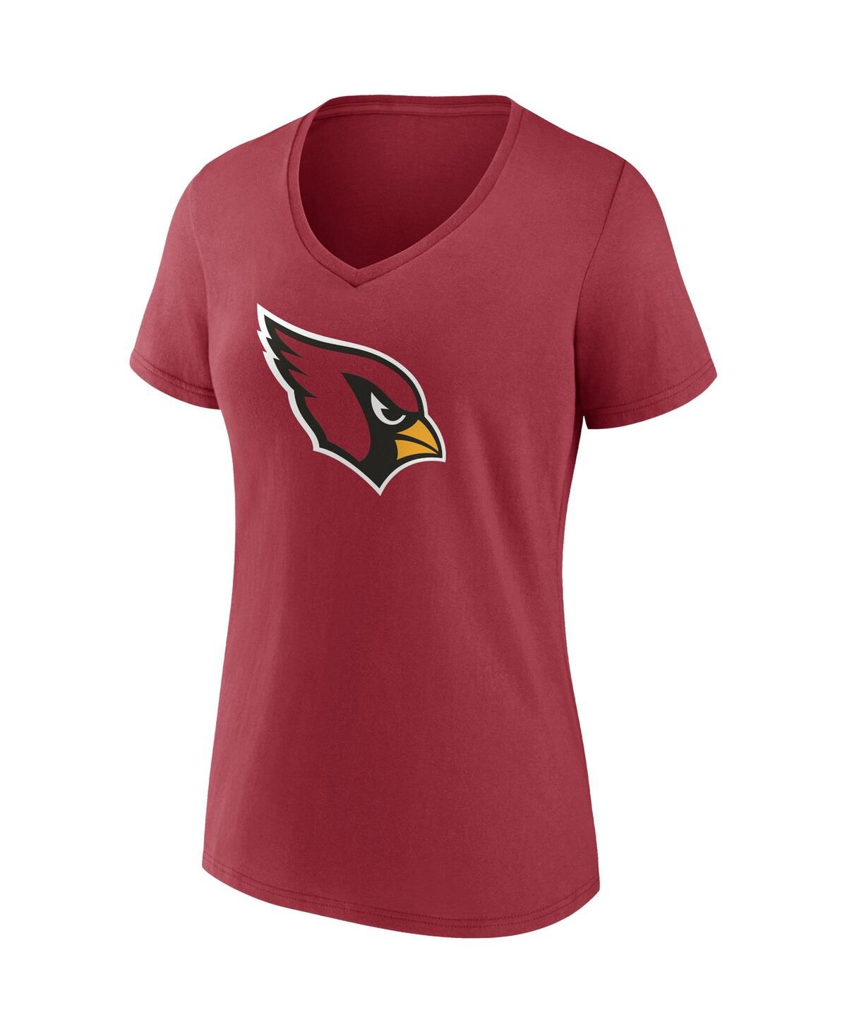 Fanatics Branded Deandre Hopkins Cardinal Arizona Cardinals Player Icon Name & Number V-neck T-shirt In Cardinal