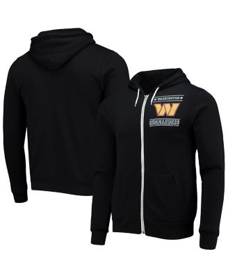 Men's NFL x Darius Rucker Collection by Black Washington Commanders Sponge Fleece Full-Zip Hoodie