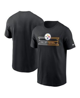 Nike Men's Black Pittsburgh Steelers Essential Local Phrase T-shirt ...