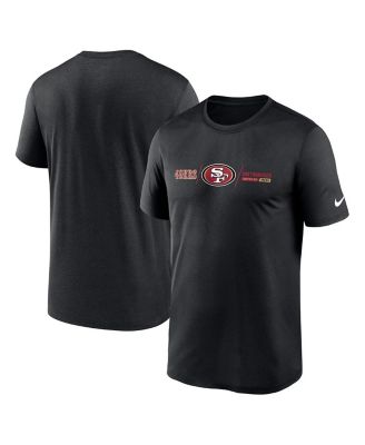 Lids San Francisco 49ers Nike Women's Logo Essential T-Shirt - Black