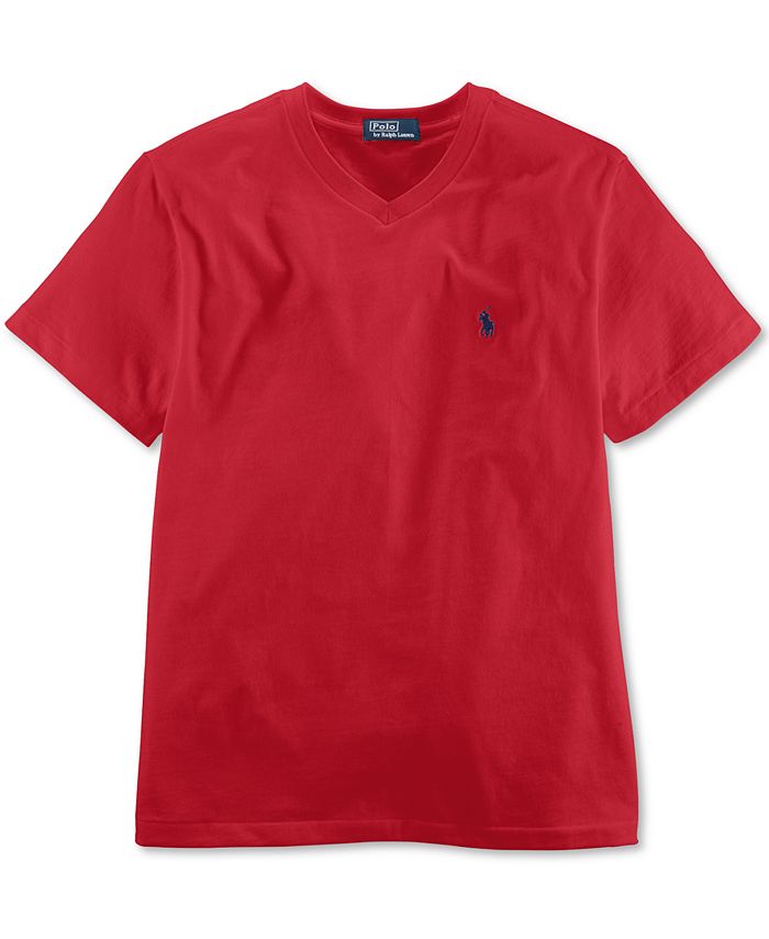 Polo Ralph Lauren Toddler Boys Cotton Jersey V-Neck T-Shirt & Reviews ...