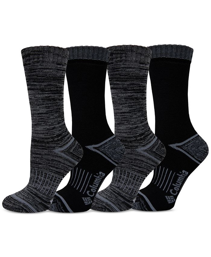 Columbia Women's 4Pk. Supersoft Spacedyed Crew Socks Macy's