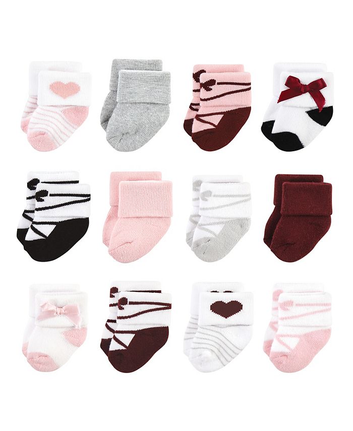 Hudson Baby Baby Girls Terry Socks, Pack of 12 Macy's