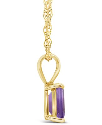 Amethyst (1-5/8 ct. t.w.) Pendant Necklace in 14K Yellow Gold