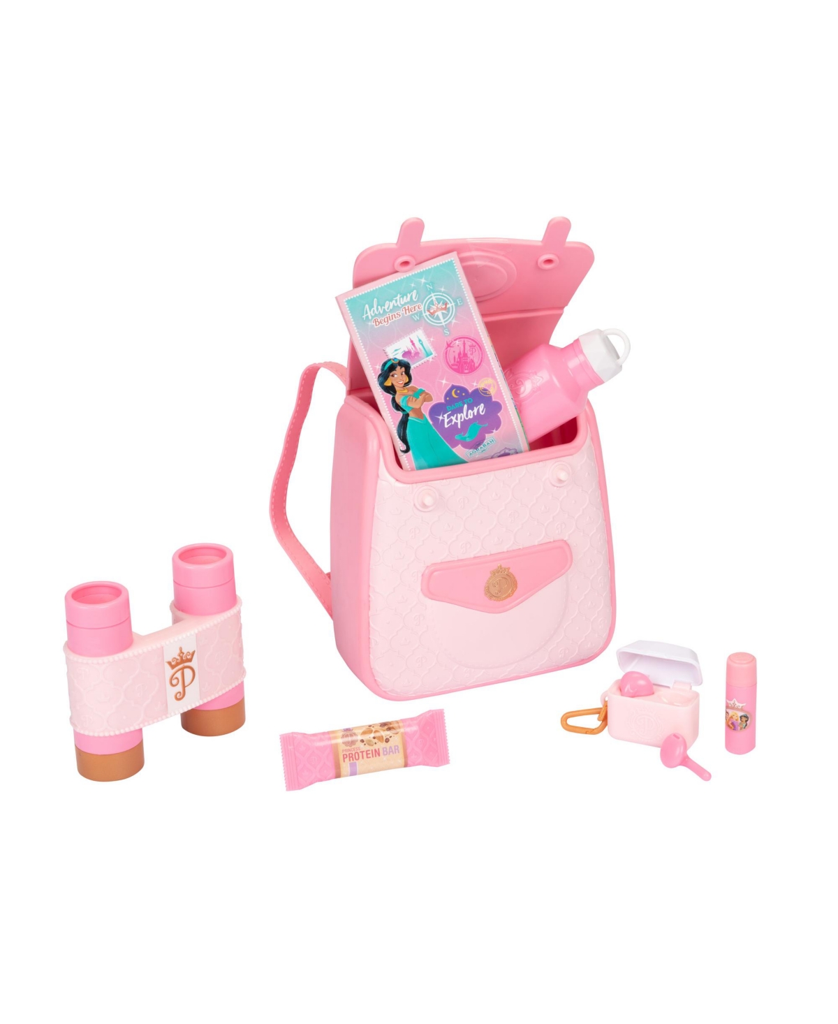 Shop Disney Princess The Style Collection Trendy Traveler Child Backpack With 6 Accessories In Multicolor
