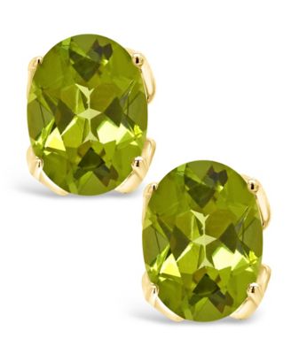 Peridot (2-3/4 ct. t.w.) Stud Earrings in 14K Yellow Gold
