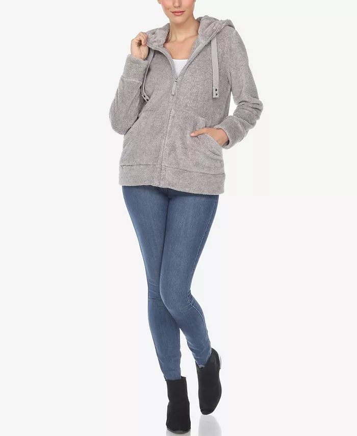 Women's Hooded Sherpa Jacket - thumbnail 9