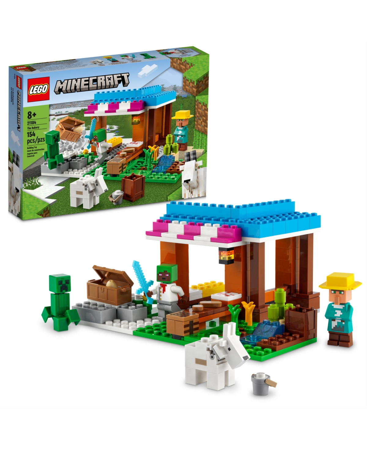 Lego Kids' Minecraft The Bakery 21184 Building Set, 154 Pieces In No Color