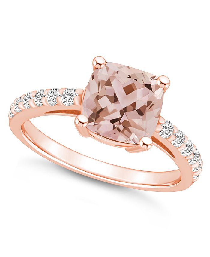 Macy's online morganite ring
